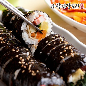 [수산대전20%쿠폰] 가락시장521 쫀쫀한 구운김밥김 100매 특 김밥김 김밥용김
