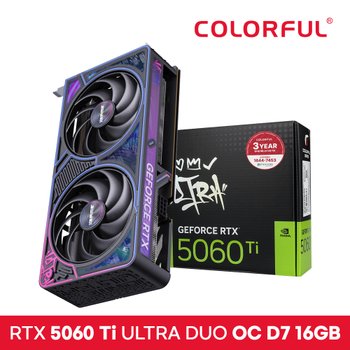 [공식수입사] COLORFUL 지포스 RTX 5060 Ti ULTRA DUO OC D7 16GB 도우정보