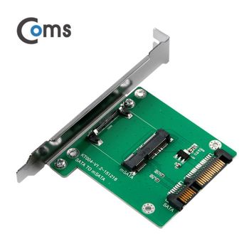Coms SATA 컨버터(mSATA to SATA)26mm PC 브라켓 타입