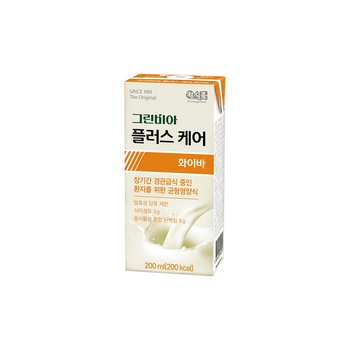 그린비아 플러스케어 화이바 200mlx48팩