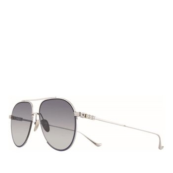 [해외배송] 크롬하츠 메탈 프레임 더블 브리지 에비에이터 선글라스 STEPPIN BLU II BG SS 60