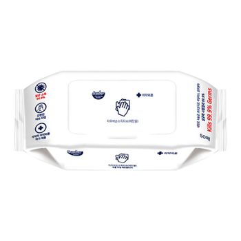 자우버 손소독티슈 50매입 캡형 (1개)