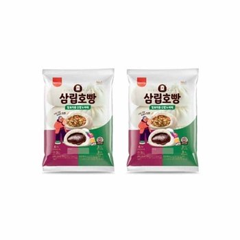 [오티삼립]삼립호빵 발효미종 단팥야채 6입 2봉