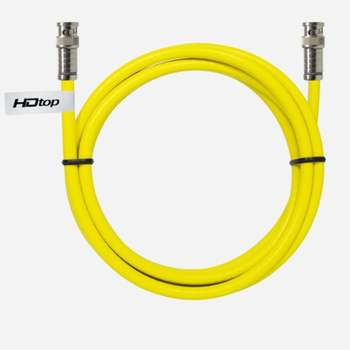 TO 옐로우 50M 75옴 BNC 동축케이블 5C tv유선케이블 cpu 메인보드 라이젠3700x 라이젠cpu