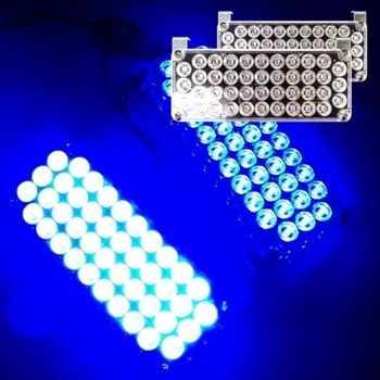 자동차 IQS007W2 LED 경광등 차폭등 써치등 튜닝 12V 42발 블루