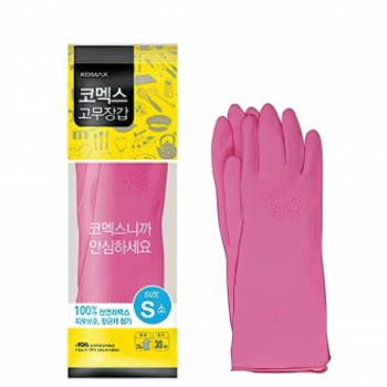코멕스 GZQ428E6 천연 라텍스 주방 설거지 김장 고무 장갑 10개 작업용 안전 위생