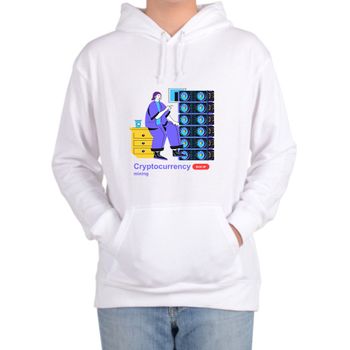 가상화폐 비트코인 알트코인 암호 그림 후드티