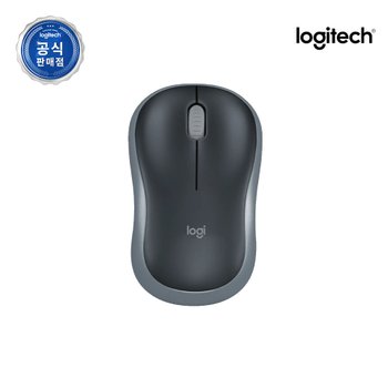 로지텍코리아 공식 M185 무선마우스 그레이