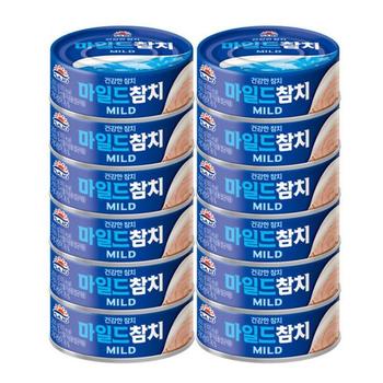사조 마일드 참치 200g x 12개 (S36194284)