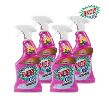 오투액션 스프레이 얼룩제거제 500ml x4개
