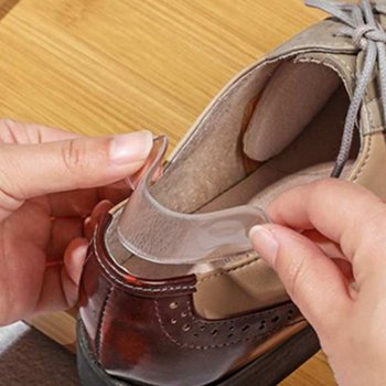실리콘두구뒷굽패드 뒤꿈치 보호 물집방지 패드 2P 구두미끄럼방지 큰신발 발패드