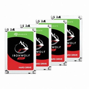 씨게이트 아이언울프 (ST4000VN006) NAS 3.5 SATA HDD (4TB x 4개 패키지)