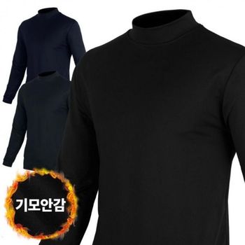 반목티셔츠 ELAH1546 포근하고 윈터 따듯한 안감 따뜻 남성 겨