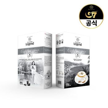 쭝웬 레전드 카푸치노 코코넛향 12T 인스턴트 베트남 스틱 커피 믹스_P324056504