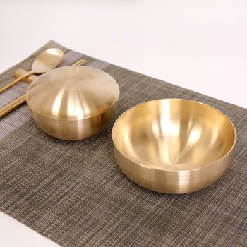 [박씨상방] 전통 유기 식기 반상기 3P세트