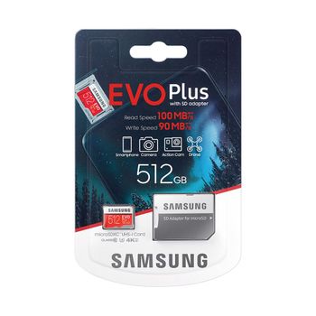 삼성전자 Micro SDHC카드 EVO PLUS 512GB SD카드 512기가 삼성메모리카드 마이크로SD카드
