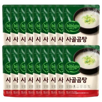 비비고 사골곰탕 500g 18개 (36194218)