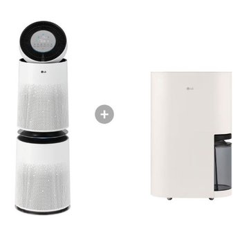 LG 퓨리케어 공기청정기 제습기 AS285DWWC + DQ214MEGA