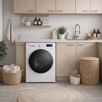 트롬 드럼세탁기 FY9WT 화이트 상판있음 건조겸용 세탁 9kg 건조 4.5kg