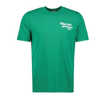 Moncler 로고 자수 크루넥 티셔츠 K10918C0006389AJS 845 TP934898149