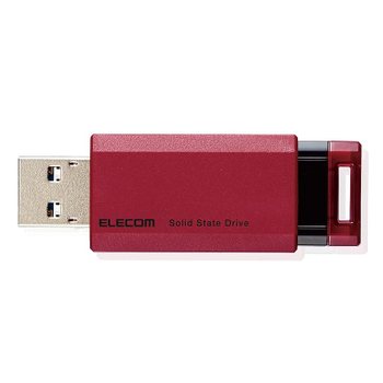 [해외] 에레코무 외장 SSD 1TB USB3.2(Gen2) PS5/PS4 호환 레드 ESD-EPK1000GRD