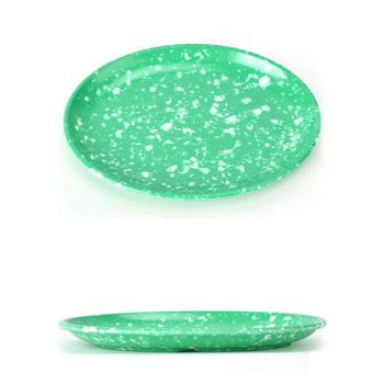 분식그릇 멜라민 떡볶이 튀김 순대 분식 반찬 그릇 22.2cm 8호