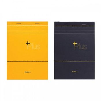 노랑 절취선 플러스좌철노트 데스크메모 직장인노트 패드 메모장