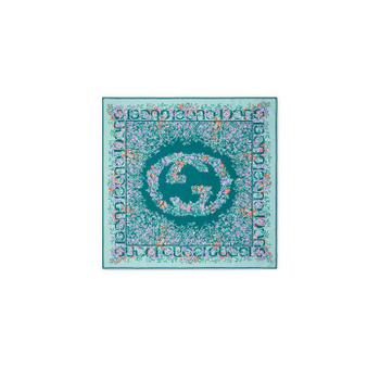 [해외] 해외 로마배송 SS26 구찌 여성 프린트 실크 트윌 스카프 7831573G001 3971