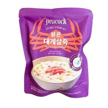 피코크 붉은 대게살죽 400g x 1개 아이스박스포장 po404456 (51054860)