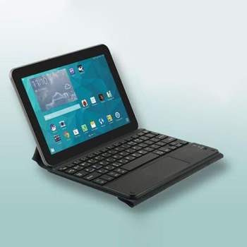 coms 블루투스 키보드 터치패드 (스탠드형 케이스) 컴퓨터부속품 미니키보드 무선키보드