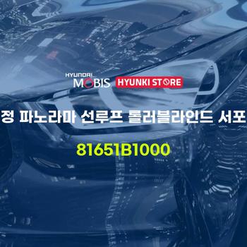 판넬 순정 파노라마 선루프 롤러블라인드 서포트 로워 (81651B1000) 현대모비스부품몰