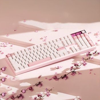 [해외] TickType DP104 무선 기계식 키보드  알루미늄소재 3가지 연결모드 PBT키캡 8000mAh