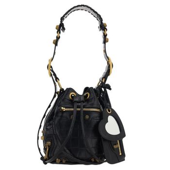 발렌시아가 르 카골 XS 버킷백 블랙 금장 702431 23EBM 1000 58088677