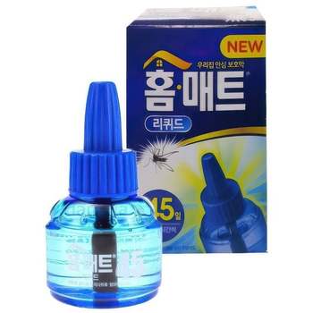 홈매트 리퀴드 모기약 모기 훈증기 45일 리필1병 퇴치제 액체 메트