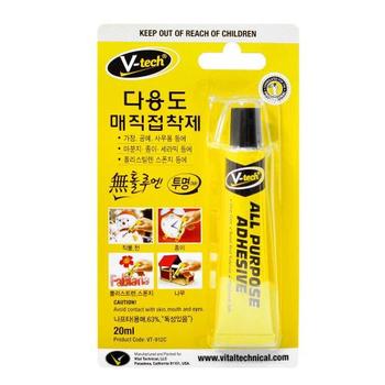 브이텍 접착제 (VT-912C) 다용도 매직접착제 (20ml)