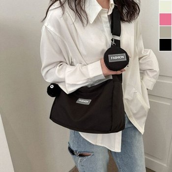 사각 미니 스타일 파우치 크로스백 1P 고품질 힙색 슬 (WFG8OOU)