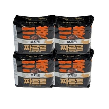 삼양 짜르르 우지 짜장라면 140g 4입 x4개 봉지라면