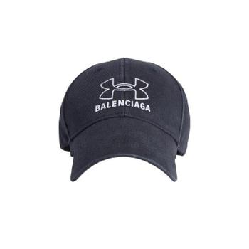 [해외] 발렌시아가 x 언더아머 캡 블랙 화이트 807145410B21160