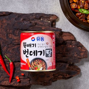 [유성물산교역(주)]유동 뚝배기번데기탕 280g (얼큰)
