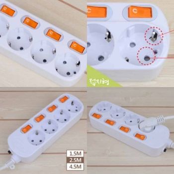 개별스위치 멀티탭 4구 10구멀티탭 멀티콘센트6구 전기콘센트 안전한멀티탭 절전형콘센트