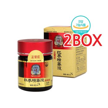 한국인삼공사(주) 정관장 홍삼정화액 100g*1병_2BOX (+쇼핑백)