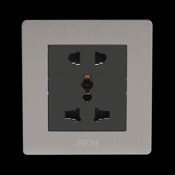 매입콘센트(A69)유럽형 다국적 2P+3P(스틸 A69-C06) 부품 소모품 자재 파츠