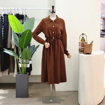 [대구백화점SG]  FW3J7OP02498_쥬얼리 버튼 스트링 롱원피스