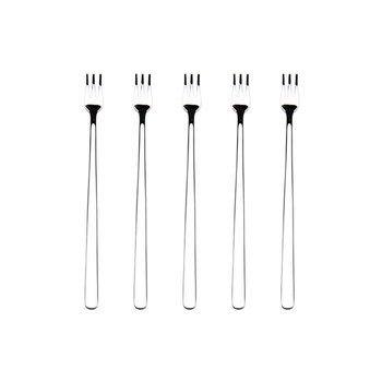 심플 광택 미니롱포크 5P