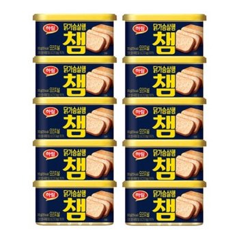 하림  닭가슴살 챔 200g 10캔