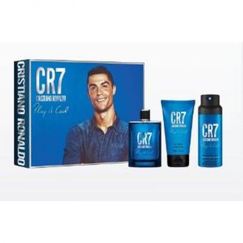 [해외] Cristiano Ronaldo 크리스티아누 호날두 남성 CR7 플레이 잇 쿨 3개입 EDT 선물 세트 8055377