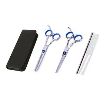 이무 블루윙 애견 미용가위 3종세트 반려동 용품 셀프 (52191087)