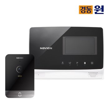 경동 셀프시공 비디오폰(인터폰) NHA-0475(블랙) 초인종포함/핸즈프리/전국AS/터치버튼