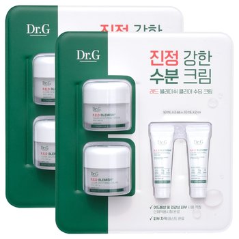 닥터지 레드 블레미쉬 클리어 수딩 크림 50ml 2개 + 10ml 2개 2세트