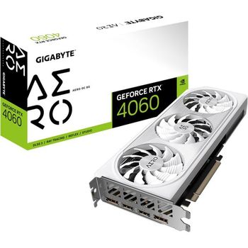 [해외] 영국 기가바이트 그래픽카드 Gigabyte GeForce RTX 4060 AERO OC 8G Graphics Card 3X WINDFORCE